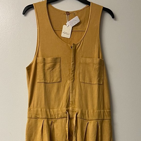 Free People One Billie Coveralls In Spicy Chestnut X-Small NWT - Picture 10 of 11